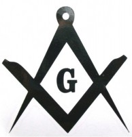 Adesivo Esquadro e Compasso "G"